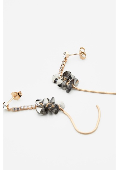 Sallantili Taşlı Küpe Gold 81069677