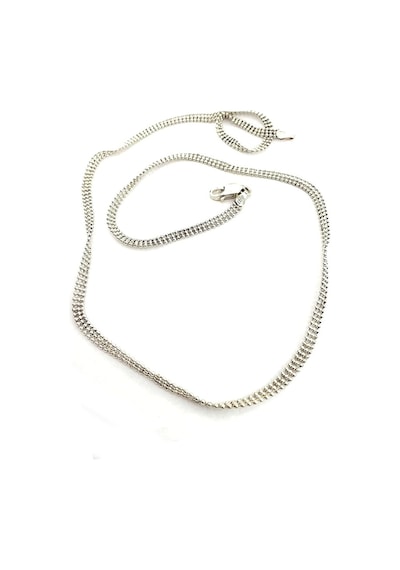 Gümüş Italyan Tasarımı Zincir Kolye 50Cm (453455609)