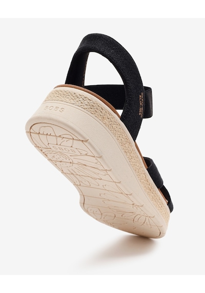 Skechers Bobs Sun Ray Kadın Siyah Sandalet 114417 Blk