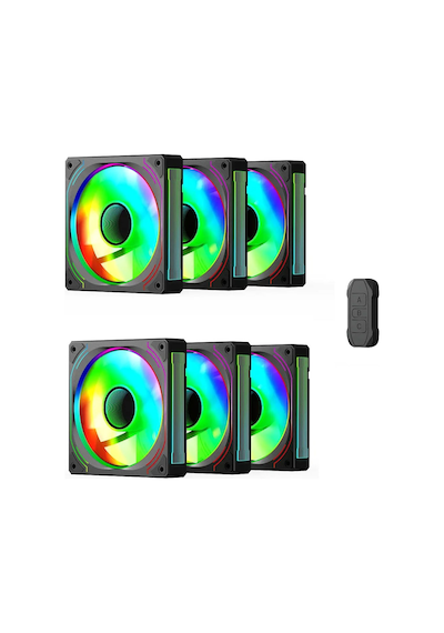 Gamepower Glacia 120 Infinity Argb 6 Lı Fan Seti + Hub Kit