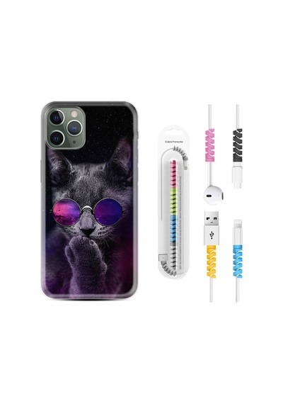 Apple Uyumlu iPhone 13 Pro Kılıf Kablo Koruyuculu Carisma Cat 1607