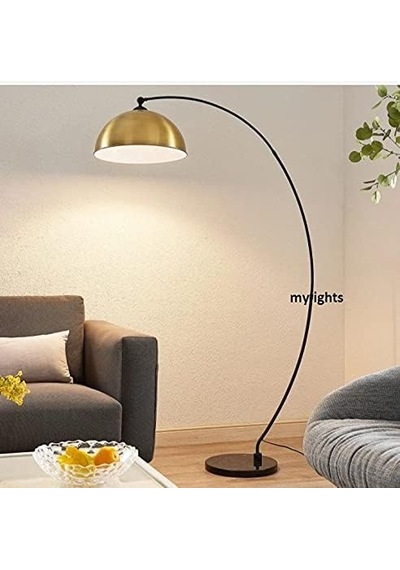 Tr Mylights Retro Vintage Harekli Başlıklık Lambader Köşe Lambası Yerden Aydınlatma Genel