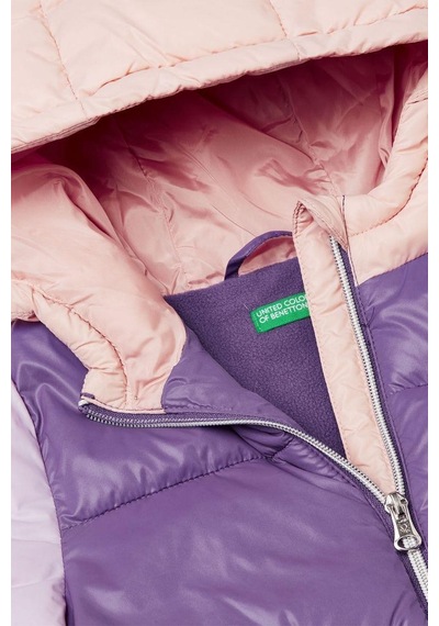 United Colors Of Benetton Kız Bebek 2nqrgn03v-25kb Mont Mix-2118 Çok Renkli