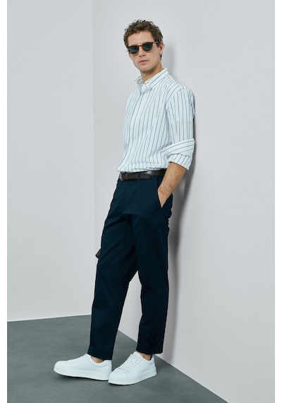 Lufian Erkek Regular Fit Nıcer Basic Gömlek 111010639 Lacivert Lacivert