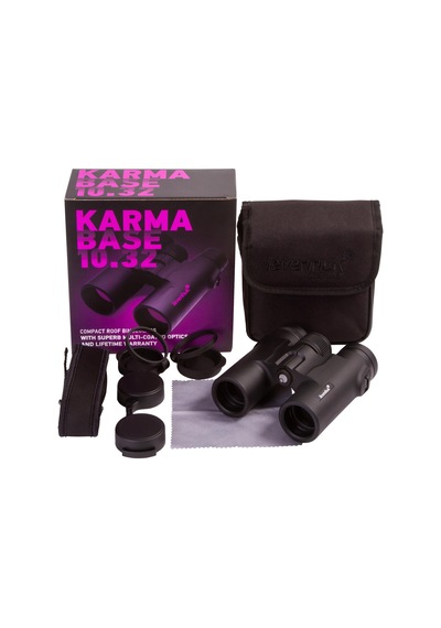 Levenhuk Karma Base 10x32 Binoküler Dürbün Siyah