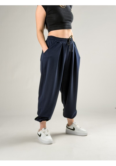 Cocopelli Pileli Lacivert Kadın Jogger Pantolon Coc2850 Lacivert