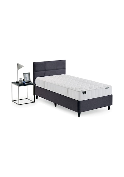 Yataş Supreme Star Canto New Deep Yatak Baza Başlık 3'lü Set- Antrasit 100 x 200