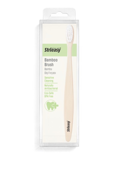 Strleasy Doğal Bambu Diş Fırçası