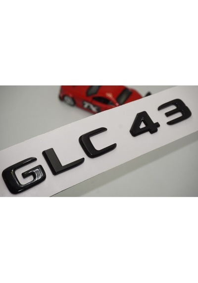 Glc 43 Uyumlu Bagaj Parlak Siyah Abs 3m 3d Yazı Logo