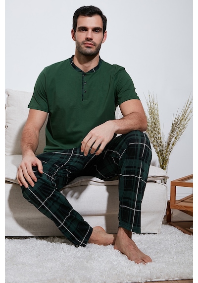 Buratti Erkek Pijama Takımı 60961007 Yeşil