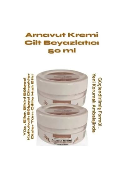 Süper Cilt Arnavut Kremi 50 Ml X 2 Adet- Skin Whitening Cream