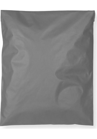 Cepsiz Kargo Poşeti - 25x30 Cm - Gri - 100 Adet Gri 30 X 25 100'lü Kargo Poşeti