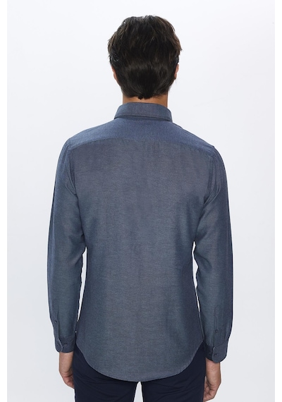 Tudors Erkek Slim Fit Dar Kesim Uzun Kollu Pamuklu Oxford Doku Kolay Ütülenebilir Mavi Düğmeli Yaka Gömlek-15755-mavi Mavi Tudors Erkek Slim Fit Dar Kesim Uzun Kollu Pamuklu Oxford Doku Kolay Ütülenebilir Mavi Düğmeli Yaka Gömlek-15755-mavi Mavi