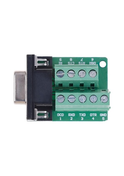 Alkatronik-Db9 To Dip Adaptör Erkek 9 Pin Rs232 Com Port Klemens Çevirici
