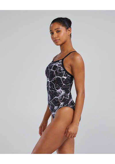 Tyr Durafast Elite Kadın Diamondfit Mayo - Synapse Siyah