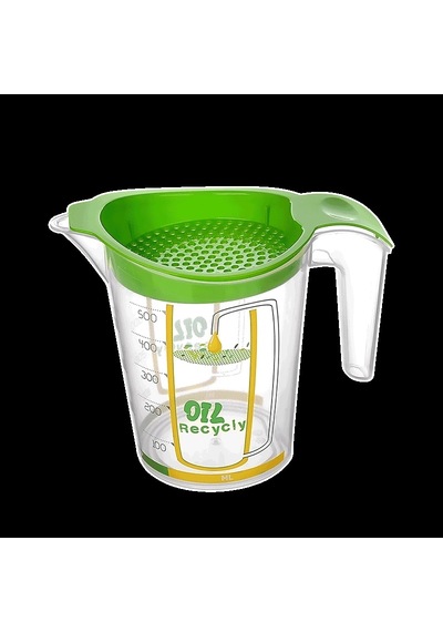 Kızartma Yağı Süzgeci - Sıvı Yağ Süzgeci 500ml Renkli