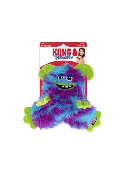 Kong Frizzles Sevimli Canavar Sesli Peluş Köpek Oyuncağı M