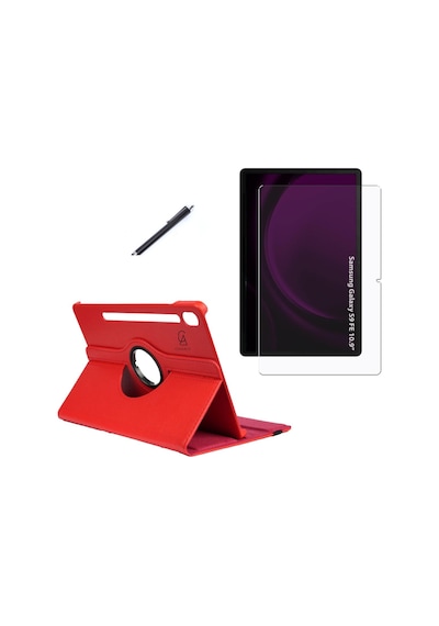 Samsung Galaxy Tab S9 Fe Sm x510 Kılıf Birebir Uyumlu Dönebilen + Ekran Koruyucu Kalem