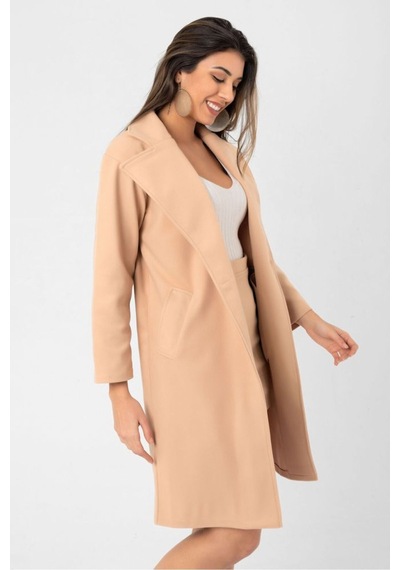 H1 Style Salaş Kaşe Kaban Camel
