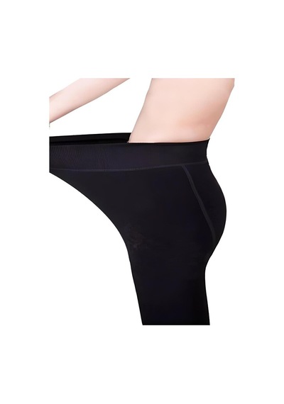 Lüx Wood Larosa 1.kalite Kadın Siyah Içi Peluşlu Kışlık Ömürlük Unisex Termal Tayt Siyah