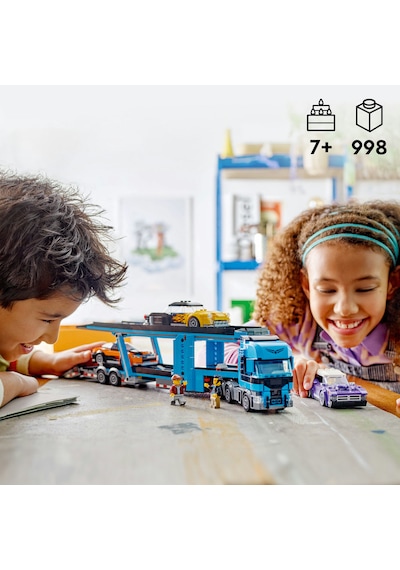 LEGO® 60408 Spor Arabalı Araç Taşıma Kamyonu 998 Parça