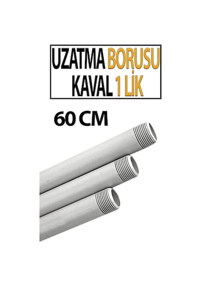 Uzatma Borusu 60 Cm Kaval 1 Lik