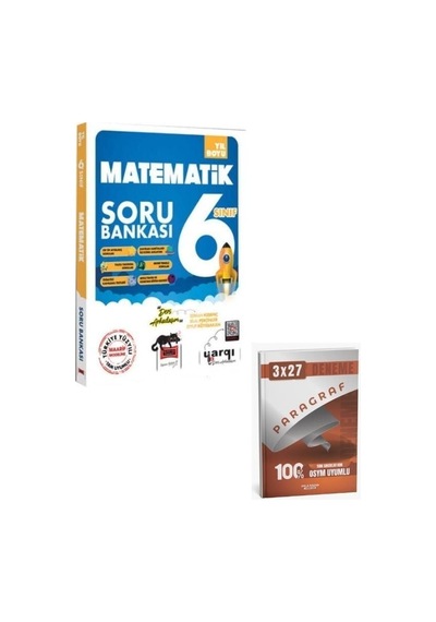 Ders Arkadaşım 2027 6. Sınıf Matematik Yıl Boyu Soru Bankası+ Anla Kazan Paragraf