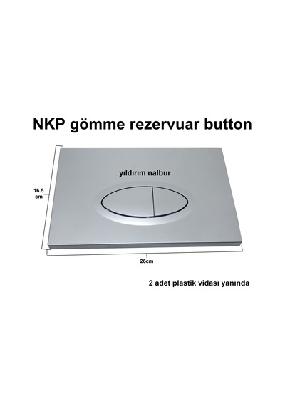 Nkp Gömme Rezervuar Buttonu Düğmesi Nkp Basma Düğmesi