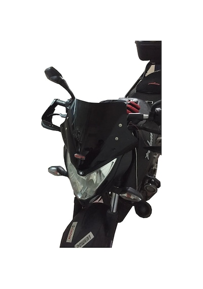 GP Kompozit Bajaj Pulsar NS 200 2011-2024 Uyumlu Spor Cam Siyah 30 cm