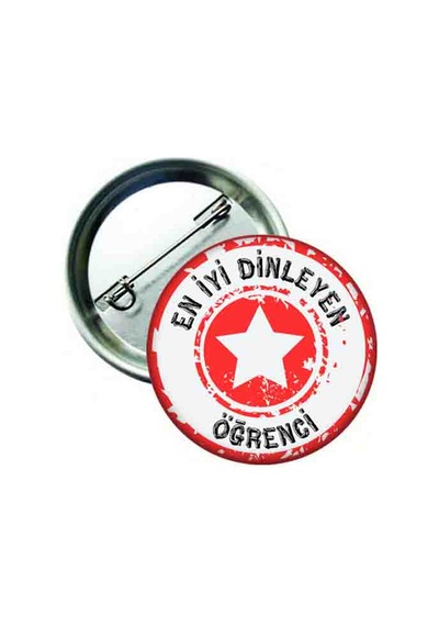 En Iyi Dinleyen Öğrenci Rozeti 20 Adet N11.243 Çok Renkli