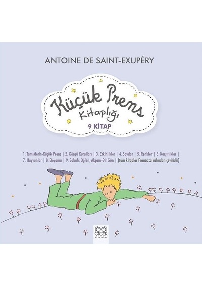 Küçük Prens Kitaplığı Seti - 9 Kitap Takım - Antoine de Saint-Exupery - 1001 Çiçek