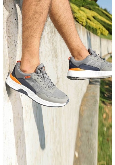 Jump 26497 Gri Erkek Ayakkabı Spor Ayakkabı Yürüyüş & Koşu Gri