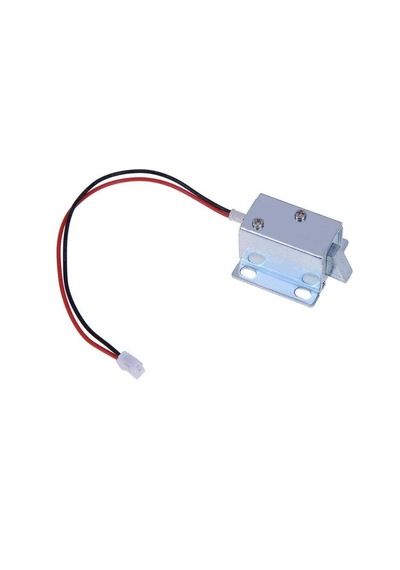 Mini Elektrikli Kilit Solenoidi - Kablolu Ve Konnektörlü Otomatik Kapak / Çekmece Kilidi Diğer