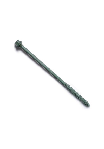 Hard-to-find Fastener 014973266578 Altıgen Başlı Kereste Vidaları, 1/4 X 6, Parça-50, Yeşil