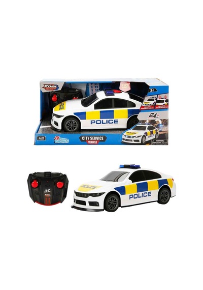 Kool Speed 1:16 Ölçek Sesli Işıklı Polis Arabası Oyuncak - Sürtmeli Şehir Aracı