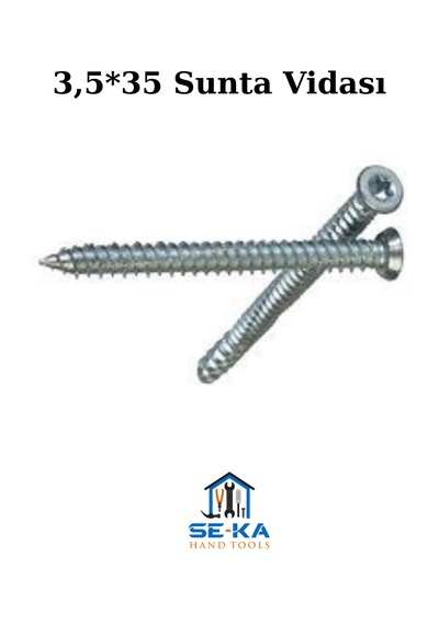 3,5 35 Sunta Vidası 50 Adet 3.5 x 35 MM