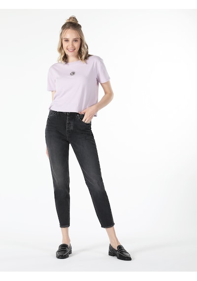 Colin's 891 Maya Slim Fit Normal Bel Daralan Paça Kadın Yırtık Detaylı Gri Jean Pantolon CL1058542_Q1.V1_DN08050 Colin's 891 Maya Slim Fit Normal Bel Daralan Paça Kadın Yırtık Detaylı Gri Jean Pantolon CL1058542_Q1.V1_DN08050