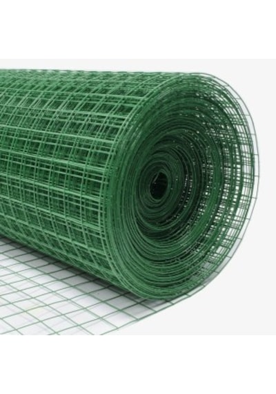 PVC Kaplı Puntalı Tel 1,50x25 m Kümes Teli Kafes Teli Çit Teli