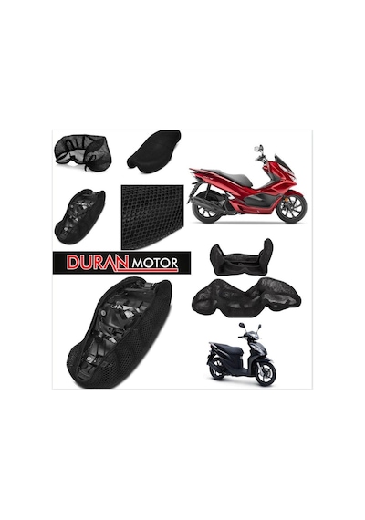 Motosiklet Sele Koltuk Kilifi 3D Çift Kat File / Tüm Motorlar 6Mm 528364570