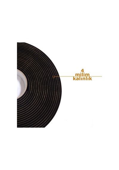 Kapı Pencere Bandı / Kapı Pencere Yalıtım Süngeri Epdm-4*35 Mm