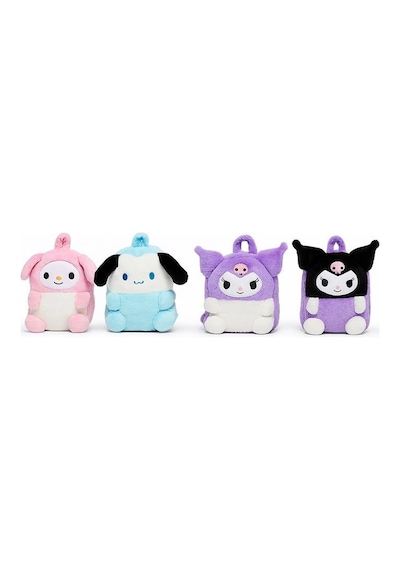 Mudanis Peluş Kuromi My Melody Ve Cinnamoroll Sırt Çantası Alk3008 Beyaz