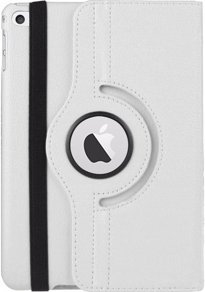 Forzacase Apple Uyumlu iPad  Mini 4 / Mini 5 İçin 360 Derece Döner Standlı Kılıf - Fc012 Beyaz