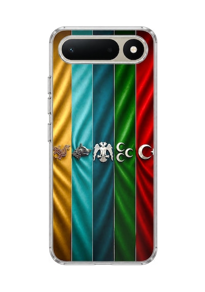 Tecno Spark 50 5g Uyumlu Tarihi Türk Devletleri Bayrakları Baskılı Silikon Kılıf