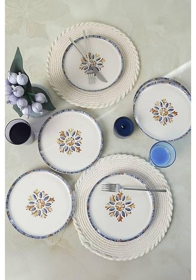 Nordıc Pasta Tabağı 22 Cm 6 Adet 22746 Açık