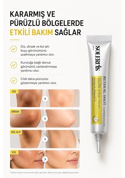 Retinal Shot Kırışıklık Karşıtı Sıkılaştırıcı Bakım Kremi%0,1 Retinal%3 Matrixyl 15 Ml