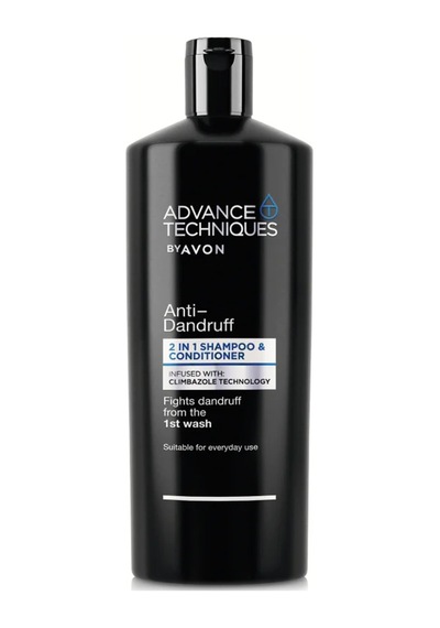 Avon Advance Techniques Kepek Önleyici 2'si 1 Arada Şampuan Ve Saç Kremi 700 ML