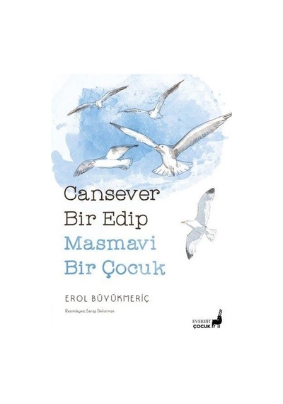 Cansever Bir Edip Masmavi Bir Çocuk - Renkli Resimli - Erol Büyükmeriç - Everest Yayınları
