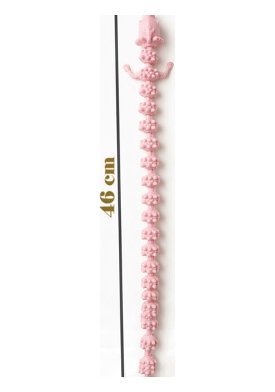 Hareketli Eklemli Yeşil Ejderha Figürü - 46 Cm Stres Oyuncağı - Esnek Eğitici Hayvan Figürü- Pembe