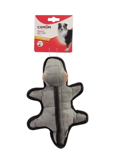 Camon Timsah Şeklinde Gıcırtılı Peluş Köpek Oyuncağı 28 Cm