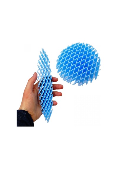 Yeni Nesil Mavi Solucan Stres Oyuncağı Top Anahtarlıklı Model 2 Özellikli Vıp New Blue Fıdget Worm